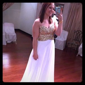Size 2 corset prom dress